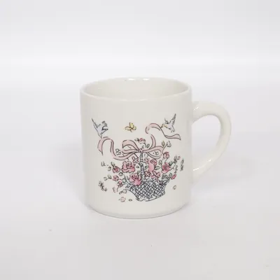 Mugg (Vit, Rosa, Grå)