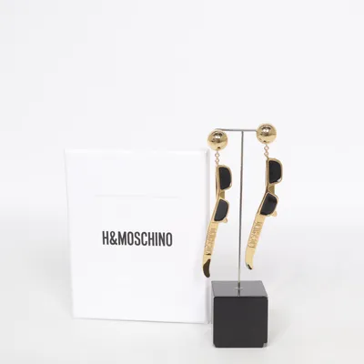 Boucles d'oreilles clips (Or) de H&M x Moschino Métal inconnu