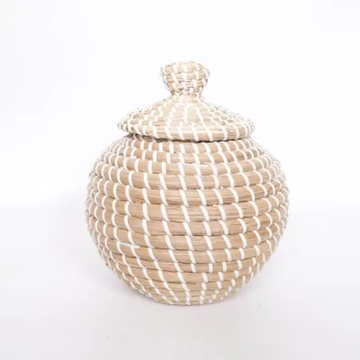 Storage basket (Beige, White)