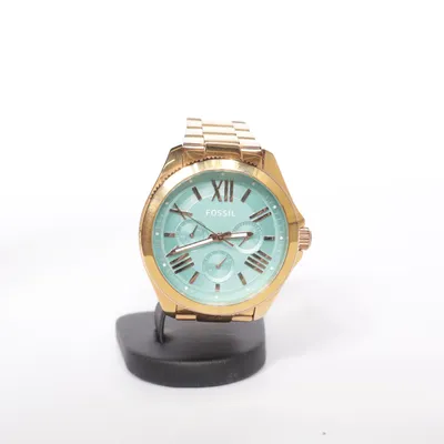 Polshorloge (Goud, Turquoise) van Fossil