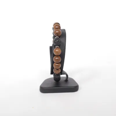 Bracelet (Noir, Marron) Métal inconnu