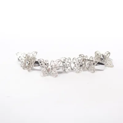 Servetring (Zwart, Zilver)