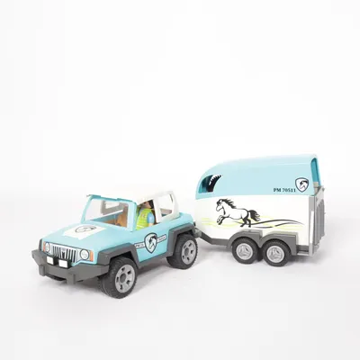 Toy car (Hästtransport hästsläp ) from Playmobil