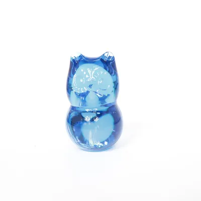 Figurine en porcelaine (Bleu)