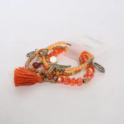Armband (Oranje, Meerkleurig) van Gina Onbekend materiaal