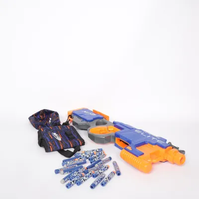 Leksakspistol (Blå, Orange, Grå) från Nerf