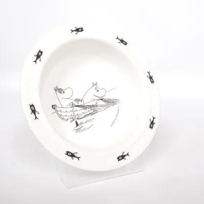Schaal (Wit, Zwart) van Moomin