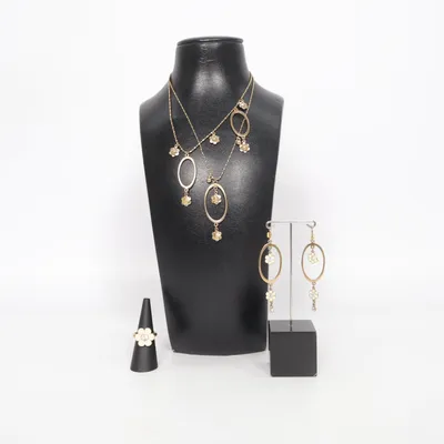 Jewelry set (Gold, Multicolored) from Pilgrim Unknown metal