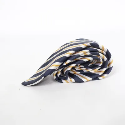 Stropdas (Blauw, Geel, Wit) van Daniels & Korff Zijde