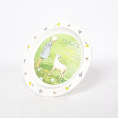 Plate (White, Multicolored) from Rätt Start