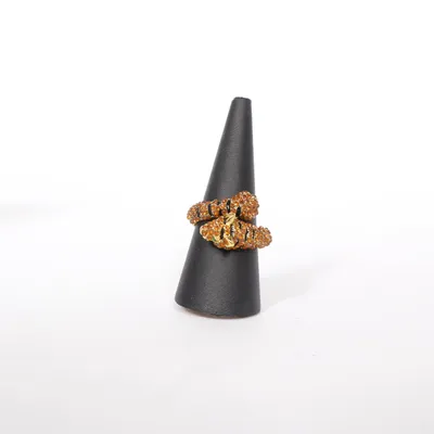 Ring (Goud, Oranje, Zwart) Onbekend materiaal