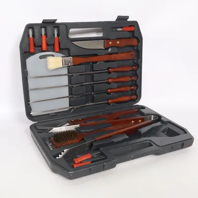 Barbeque bestek (Bruin) van BBO