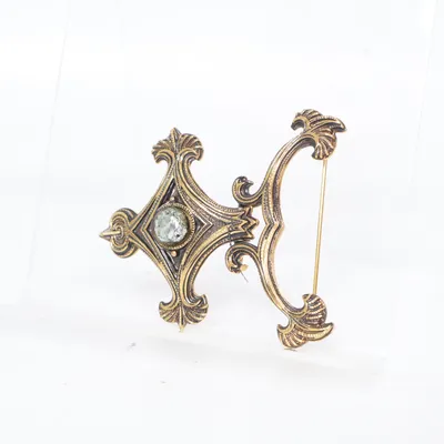 Broche (Goud, Zilver) Onbekend materiaal