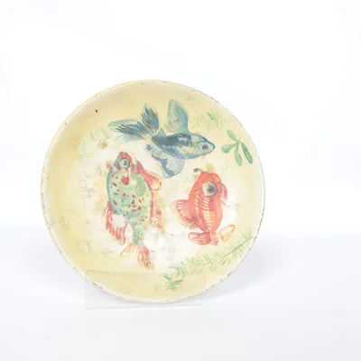 Assiette (Beige, Multicolore)