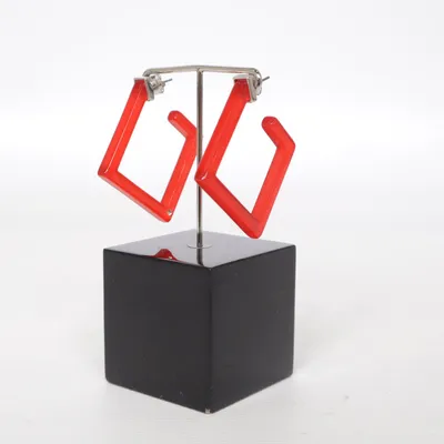 Earrings (Red) from Karl Lagerfeld Unknown metal