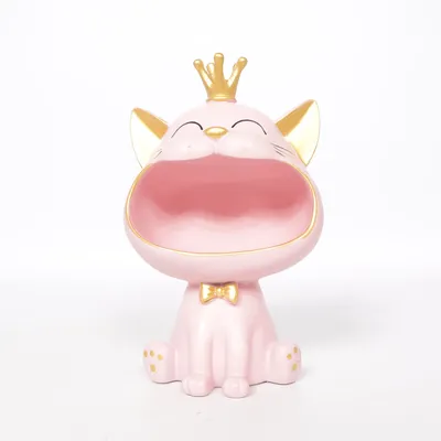 Figurin (Rosa, Guldfärgad)