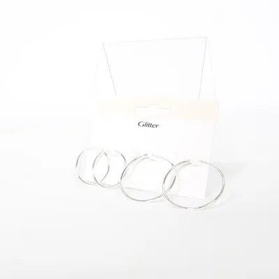 Oorbellen (Zilver) van Glitter Onbekend materiaal
