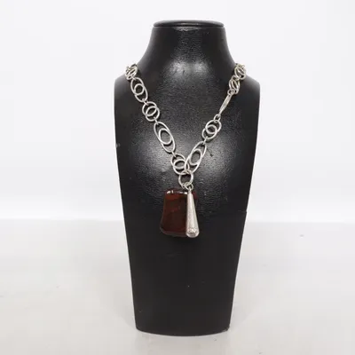Collier (Noir, Argent) de Snö of Sweden Métal inconnu