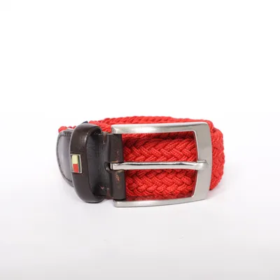 Bælte (Rød) fra Tommy Hilfiger Elastan, Polyester