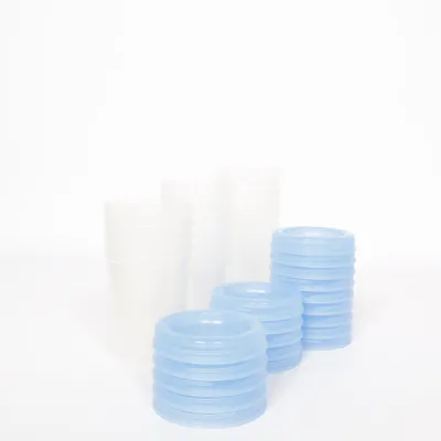 Lunch box (Blue, Transparent)