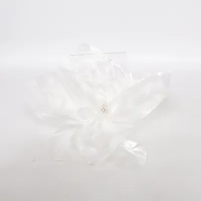 Brooch (White) Unknown metal