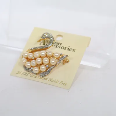 Broche (Guld) fra Fashion Accessories Ukendt metal