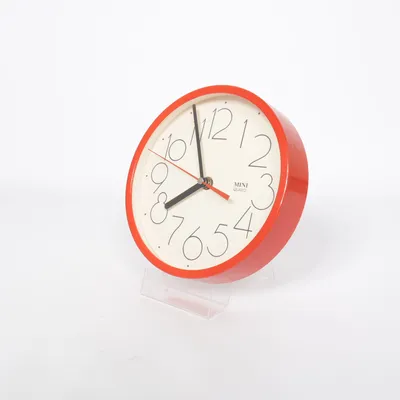 Wall clock (Red, White)