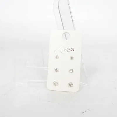 Örhängen (Silverfärgad) från Lovisa Okänd metall