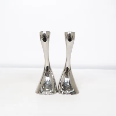 Ljuslykta (Silverfärgad) från Georg Jensen