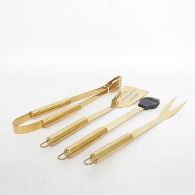 Barbeque cutlery (Gold, Black)