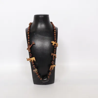 Halsband (Brun, Svart) Trä