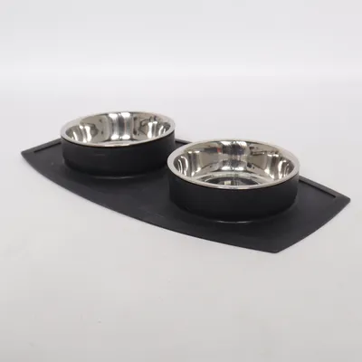 Hundetilbehør (Sølv, Sort) fra Vacu Matt