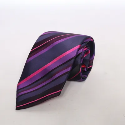 Tie (Purple, Black) from Escada Silk