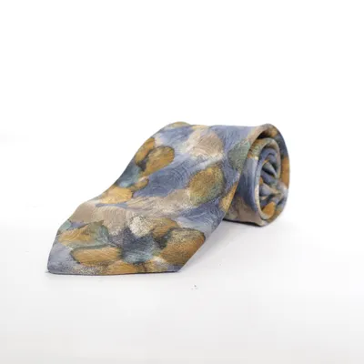 Cravate (Bleu, Marron, Multicolore) de Florence Style Soie