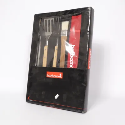 Ustensiles de barbecue (Marron, Argent) de Barbecook