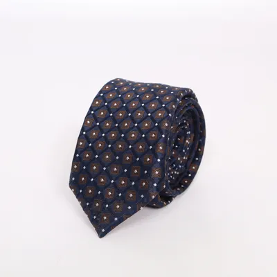 Stropdas (Blauw, Meerkleurig) van Olymp Zijde