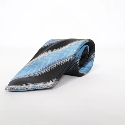 Stropdas (Blauw, Zwart, Grijs) van Pavone