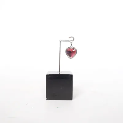 Pendentif (Rose, Argent) de Leonardo Métal inconnu, Verre