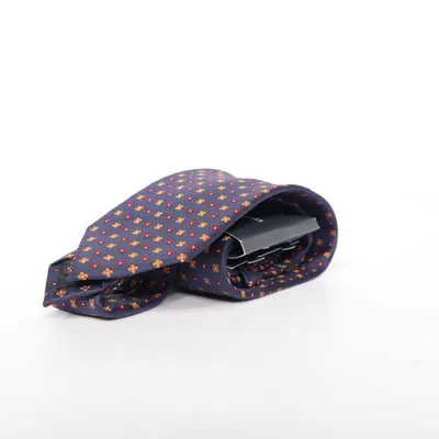 Slips (Blå, Flerfärgad) från Dressmann Polyester, Silke