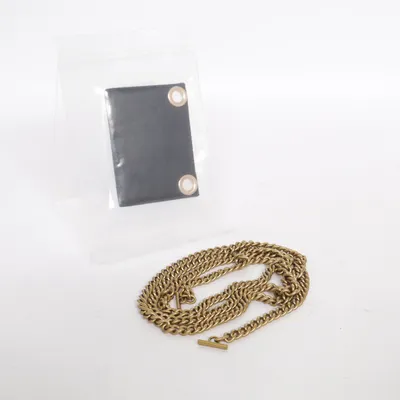 Broekketting (Zwart, Goud)