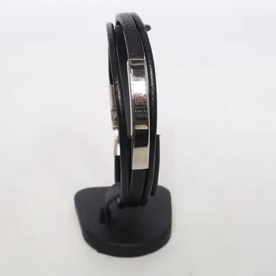Armband (Svart, Silverfärgad) Okänd metall