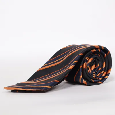 Stropdas (Blauw, Oranje, Meerkleurig) van Creole Polyester