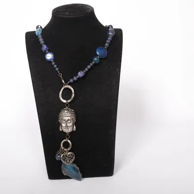 Collier (Bleu, Argent) de Guess Métal inconnu