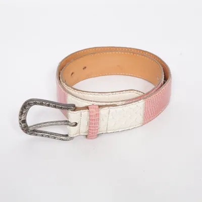 Bälte (Rosa, Flerfärgad) från Iguana Skinn