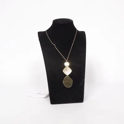 Halskette (Grün, Gold, Schwarz) von Essentiel Antwerp Unbekanntes Metall
