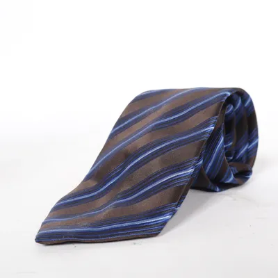 Stropdas (Bruin, Blauw) van Amanda Zijde