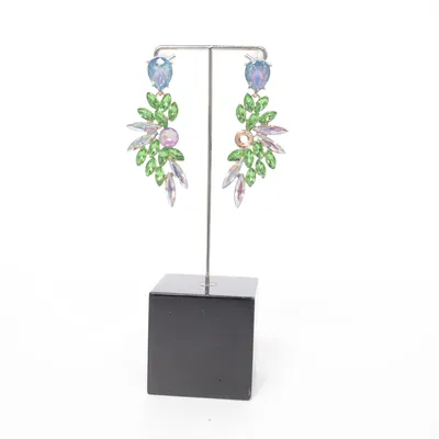 Earrings (Green, Multicolored) Unknown metal