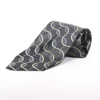 Cravate (Gris, Vert) de Ripley Polyester