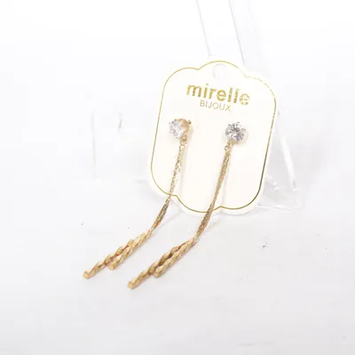 Boucles d'oreilles (Or) de Mirelle Métal inconnu
