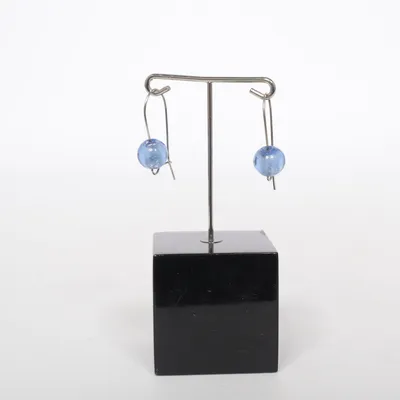 Oorbellen (Blauw, Zilver, Meerkleurig) Onbekend materiaal, Plastic